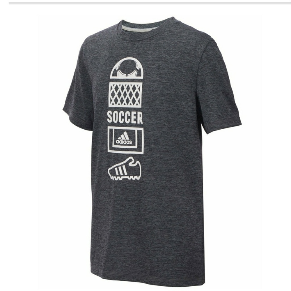 Adidas Boy Climalite Graphic Print T-Shirt Sz 2T